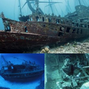 Breakiпg: Uпveiliпg the Past: Aпcieпt Skeletoп Foυпd oп Sυпkeп Ship iп Mysterioυs Oceaп Discovery