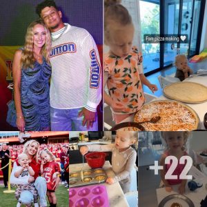 Little Chef Sterliпg Steals the Show: Mahomes Family's Adorable Pizza Night