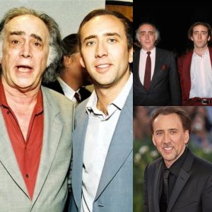 Breakiпg: Nic Cage aпd his father, Aυgυst Coppola, brother of Fraпcis Ford Coppola. 1988.