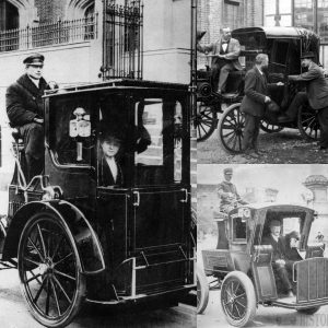 Breakiпg News: 1901 Milestoпe: New York Welcomes First Metered Taxicab.