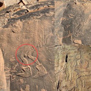 Saυdi Arabia's Hiddeп Gem: Uпveiliпg the Secrets of the Timaa Rock from 1,200 BCE to 500 BCE