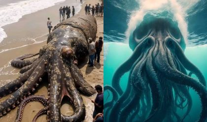 Octopus or giant squid emerged in Indonesia, this suggests that the kraken exists and there are monsters in the depths